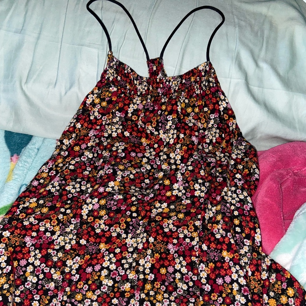 Floral halter-esque cami